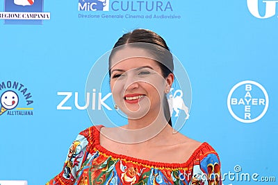 Sofia Scalia at Giffoni Film Festival 50 Plus Editorial Stock Photo