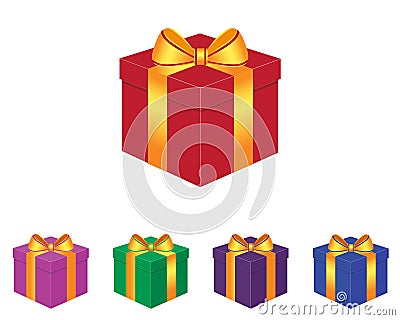 Gift box Vector Illustration