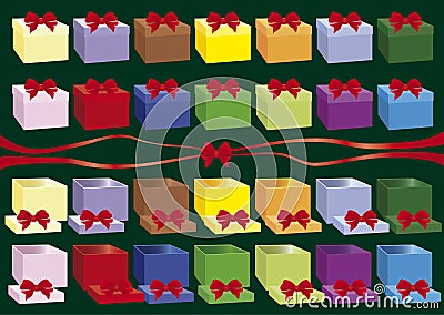 Gift box Vector Illustration