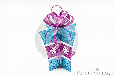 Gift box decoration Stock Photo
