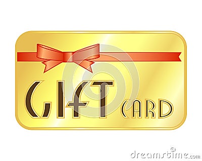 Gift Card Vector Illustration