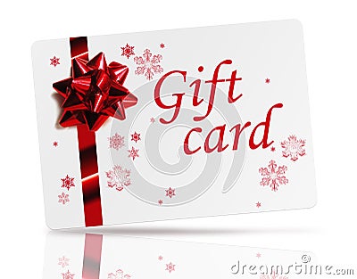 Gift card Stock Photo