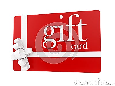 Gift card Stock Photo