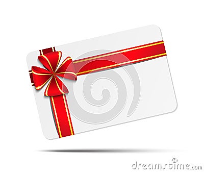 Gift card with empty space Stock Photo