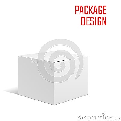 Gift craft Box 1 Vector Illustration