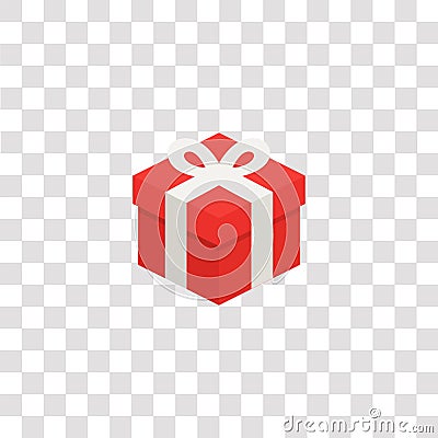 gift icon sign and symbol. gift color icon for website design and mobile app development. Simple Element from basic flat icons Vector Illustration