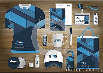 Gift Items business corporate identity, Vector abstract Color promotional souvenirs design with origami elements for diagonal line Vector Illustration