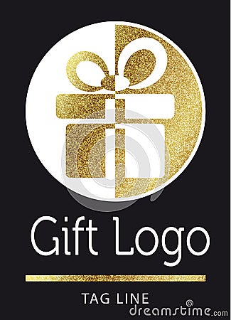 Gift logo Vector Illustration