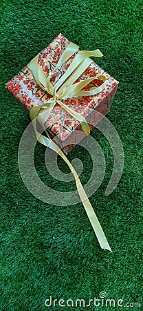 Gift package Christmas Stock Photo