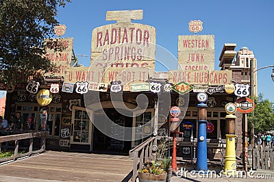 Gift Shop at California Adventure Editorial Stock Photo