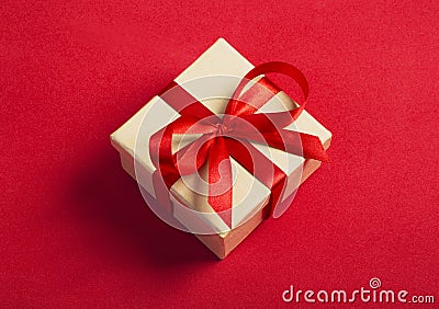 Gift square box Stock Photo