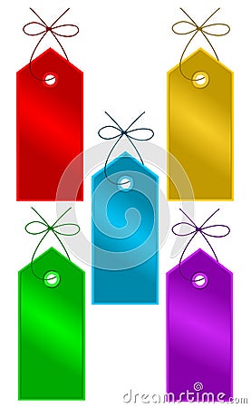 Gift tags Stock Photo