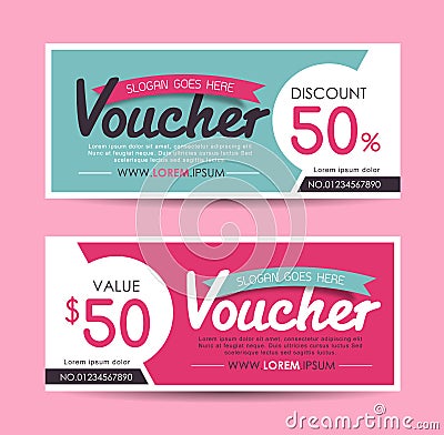 Gift voucher 244 Vector Illustration