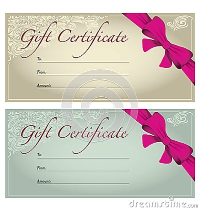 Gift Voucher Stock Photo