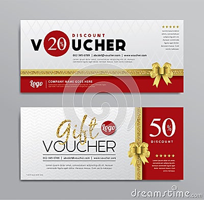 Gift voucher Vector Illustration