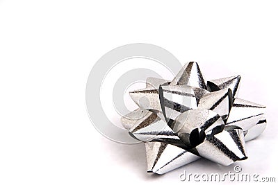 Gift Wrapping Bow Stock Photo