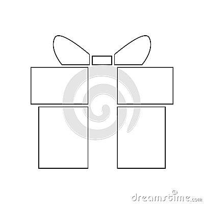 giftbox icon. Element of Love for mobile concept and web apps icon. Outline, thin line icon for website design and development, Stock Photo