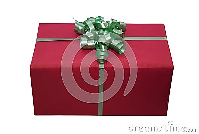 Giftbox isolated Stock Photo