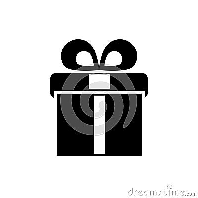 Giftbox vector icon Vector Illustration