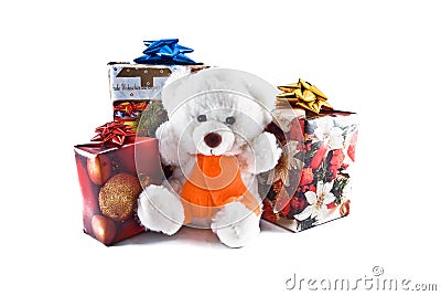 Gifts and bruin Stock Photo