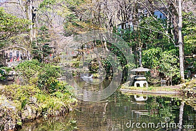 Gifu Park in Gifu, Japan. The Park was opened in 1887 Stock Photo