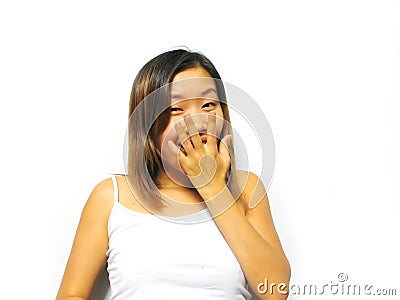 Giggling Stock Photo