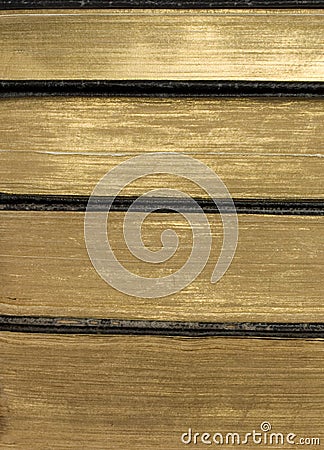 Gilded books Stock Photo