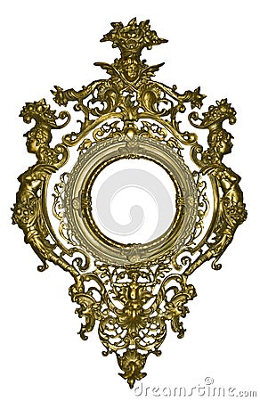 Gilded frame Stock Photo