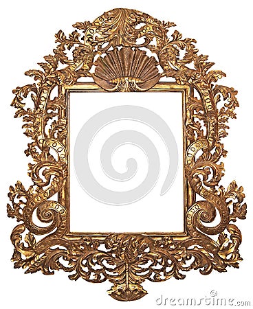 Gilded frame Stock Photo