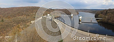 Gileppe Dam and Lake, Wallonia, Belgium Stock Photo