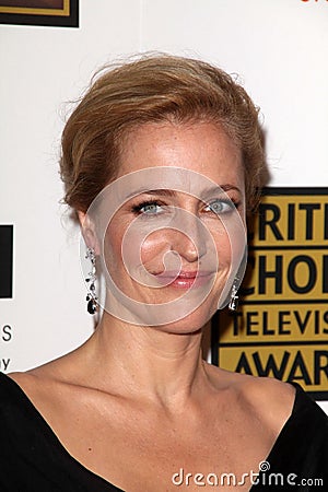 Gillian Anderson at the Second Annual Critics' Choice Television Awards, Beverly Hilton, Beverly Hills, CA 06-18-12 Editorial Stock Photo