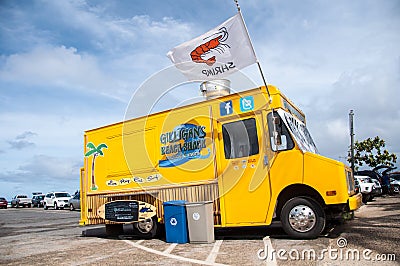 Gilligans Beach Shack food truck Editorial Stock Photo