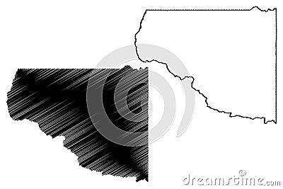 Gilpin County, Colorado U.S. county, United States of America,USA, U.S., US map vector illustration, scribble sketch Gilpin map Vector Illustration