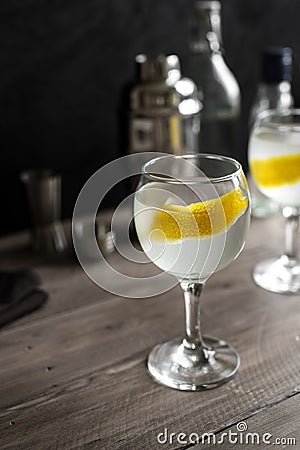 Gin Blossom Cocktail Stock Photo