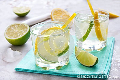 Gin and tonic Stock Photo