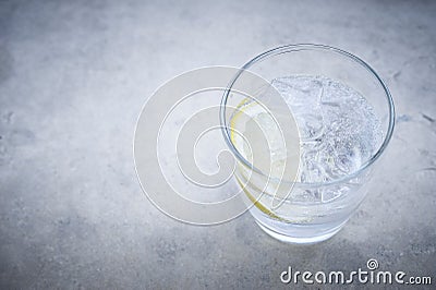 Gin and tonic cocktail Stock Photo