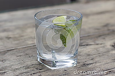 Gin and tonic Stock Photo