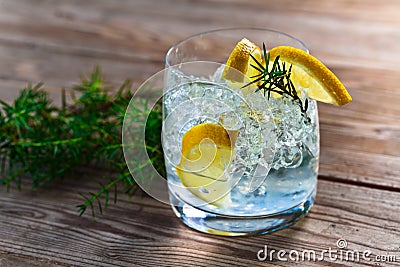 Gin and tonic Stock Photo