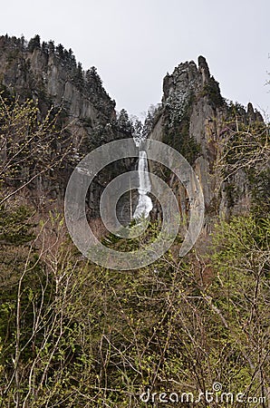 Ginga waterfall Daisetsuzan National Park Stock Photo