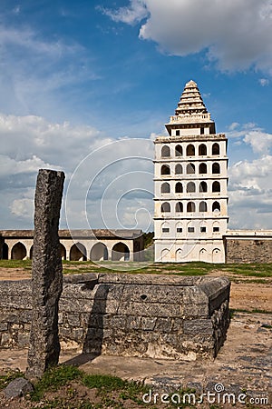 Gingee Fort Square Stock Photo