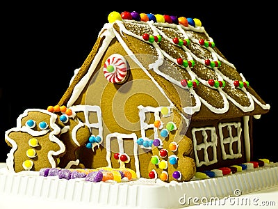 Ginger Bread House Stock Photo