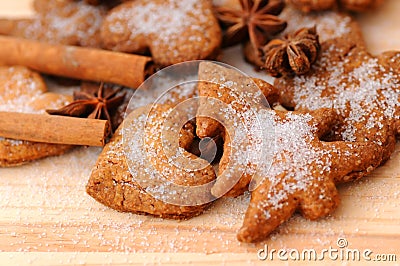 Ginger cookies Stock Photo