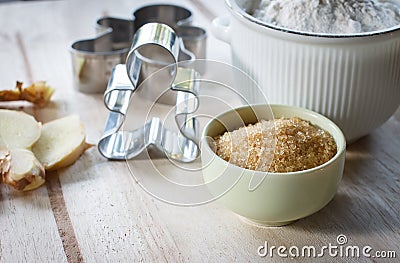 Ginger cookies. Stock Photo