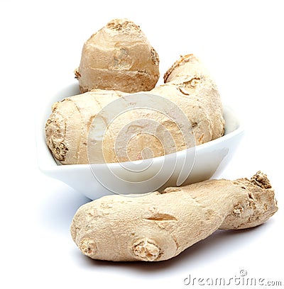 Ginger roots Stock Photo