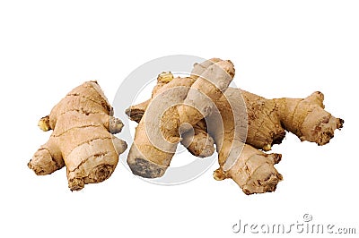 Ginger roots Stock Photo