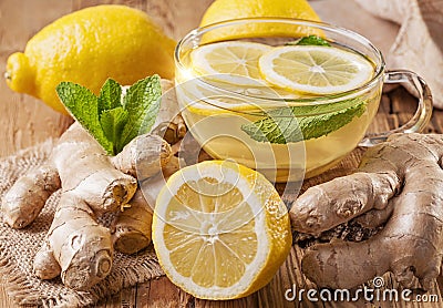 Ginger tea Stock Photo