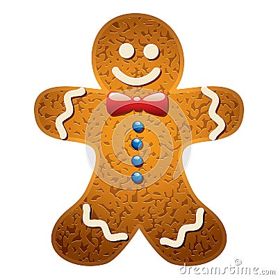 vector gingerbread cookie Vector Illustration