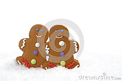 Gingerbread Cookies Stock Photo