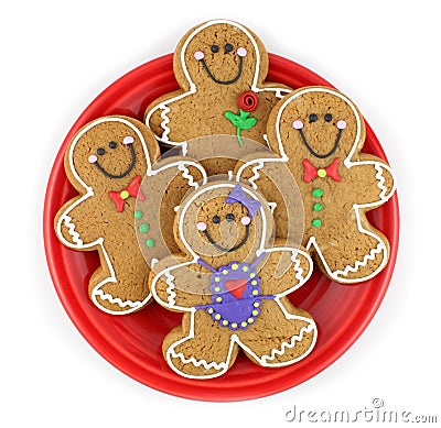 Gingerbread Cookies Stock Photo