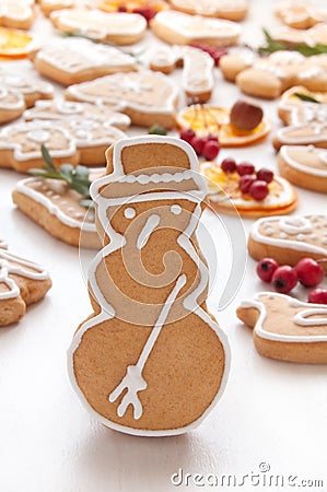 Gingerbread cookies Stock Photo
